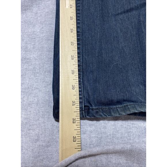 Levis 527 Jeans Mens Tag 36x32 Actual 36x32 Blue Bootcut Western Y2K Ranch - Picture 9 of 14